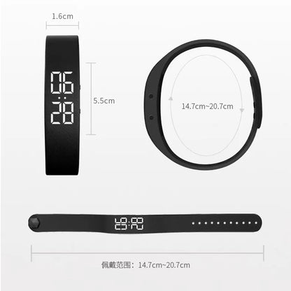 Smart sports bracelet with vibrating alarm clock.