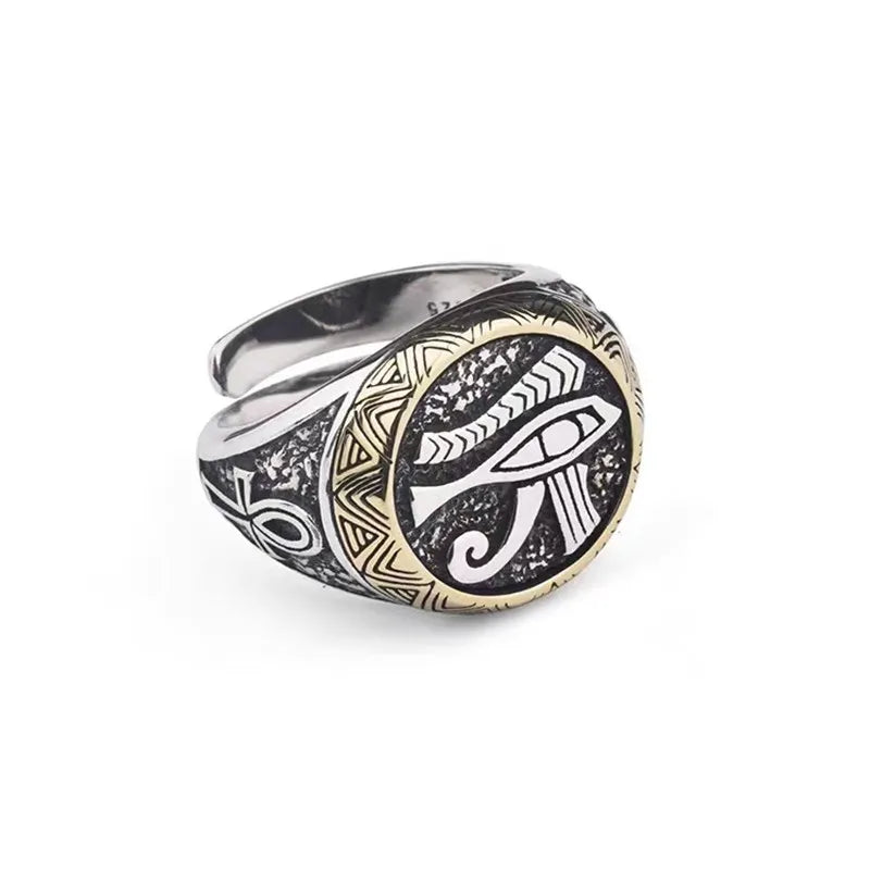 Ancient Egyptian Eye of Horus Ring Vintage.