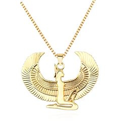 Ancient Egyptian Mythology Goddess Isis Wings.