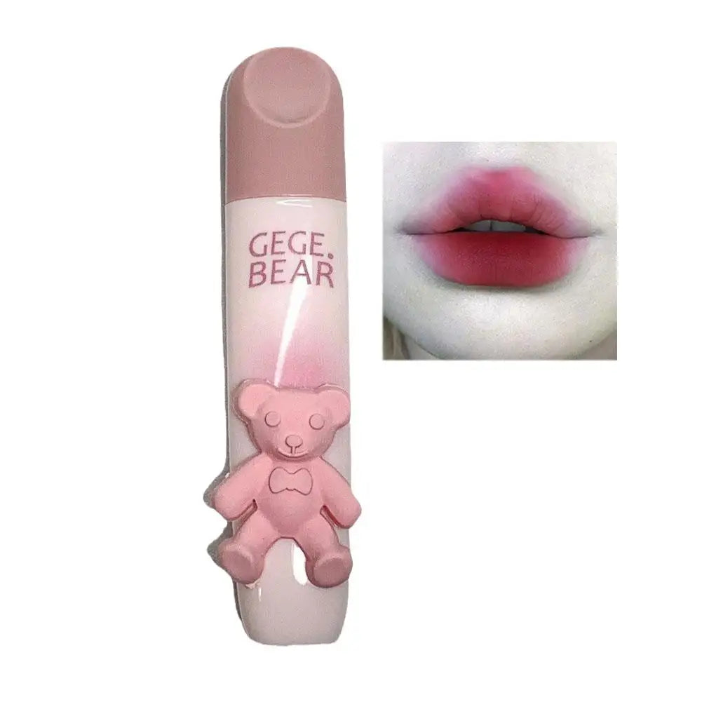 Little Bear Matte Lipstick Double Head Lip Coat.