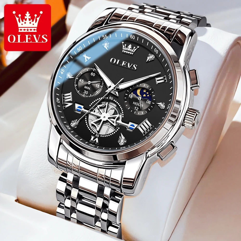 OLEVS 2856 New Men's Watches Luxury Classic.