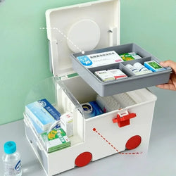 Multifunctional Ambulance Medicine Box Large Capacity.