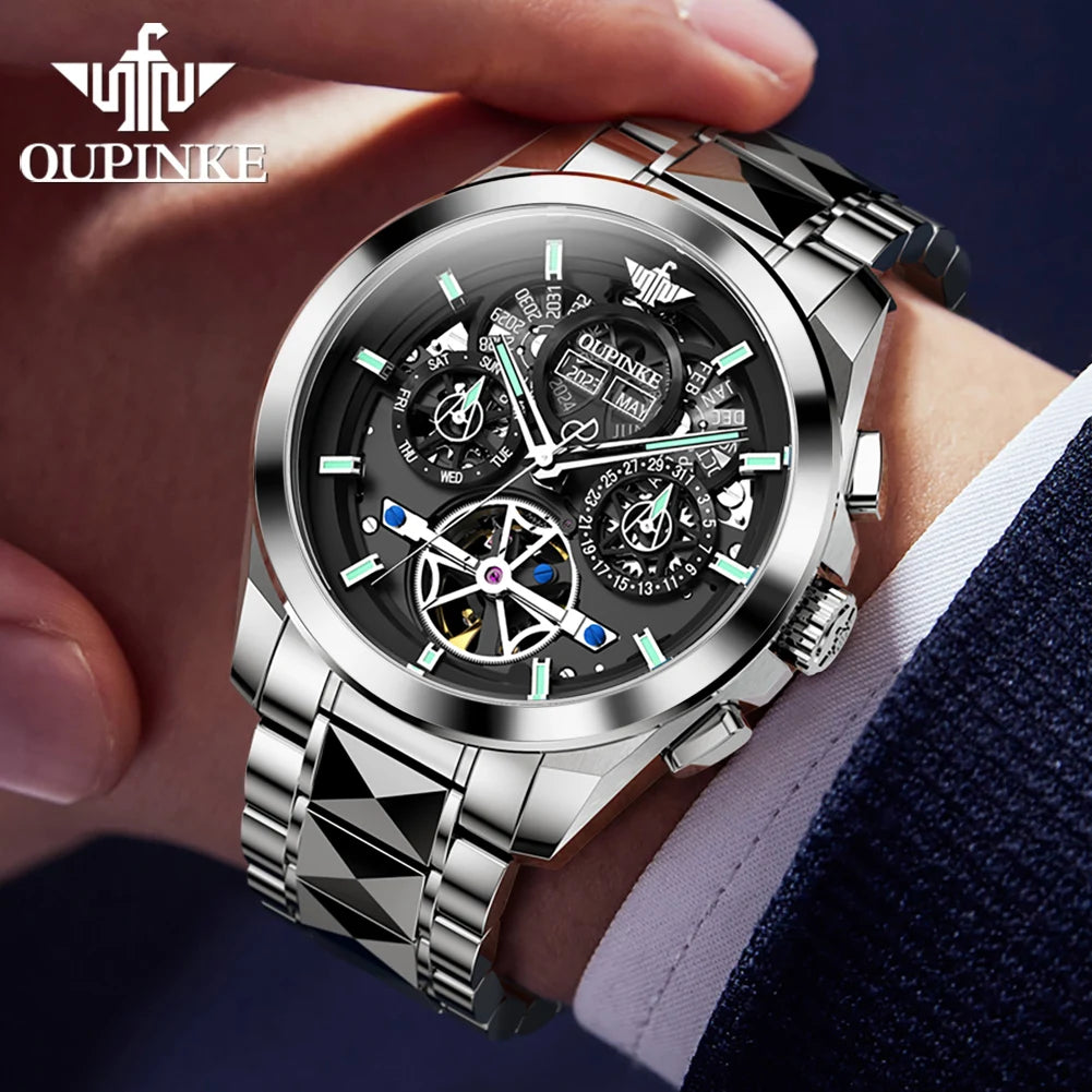 OUPINKE 3233 New Automatic Mechanical Watch For Men.