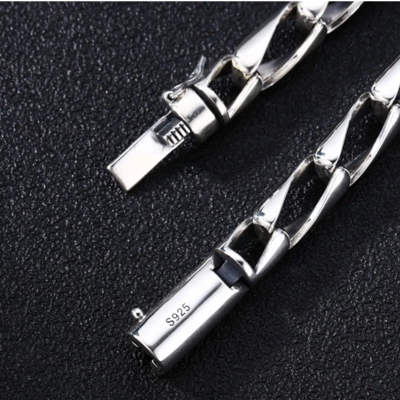 Silver Bracelets for Men New Fashion Ancient.