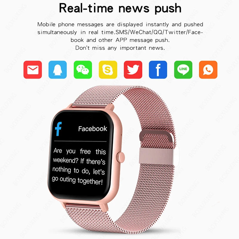 New Smart Watch Women Bluetooth Call Watch.