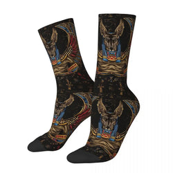 Retro Anubis Men's Socks Ancient Egyptian.