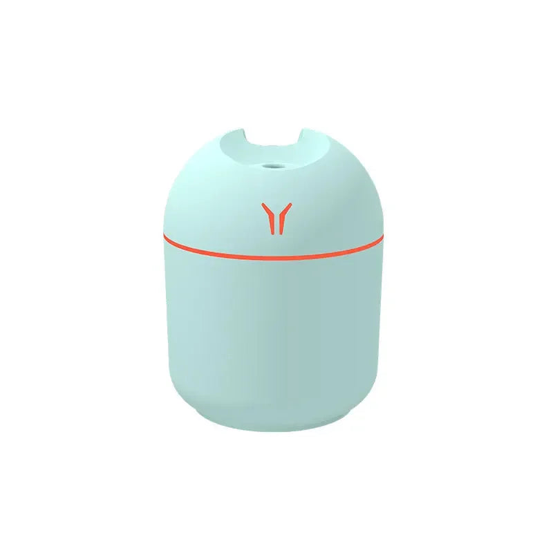 Humidifier, Aromatherapy diffuser, Mini size, 250ML capacity, Compact design, Essential oil diffuser, Air humidification, Ultrasonic technology, Quiet operation, LED light feature, Portable humidifier, Home decor accessory, Office humidifier, USB powered, Waterless auto-off,