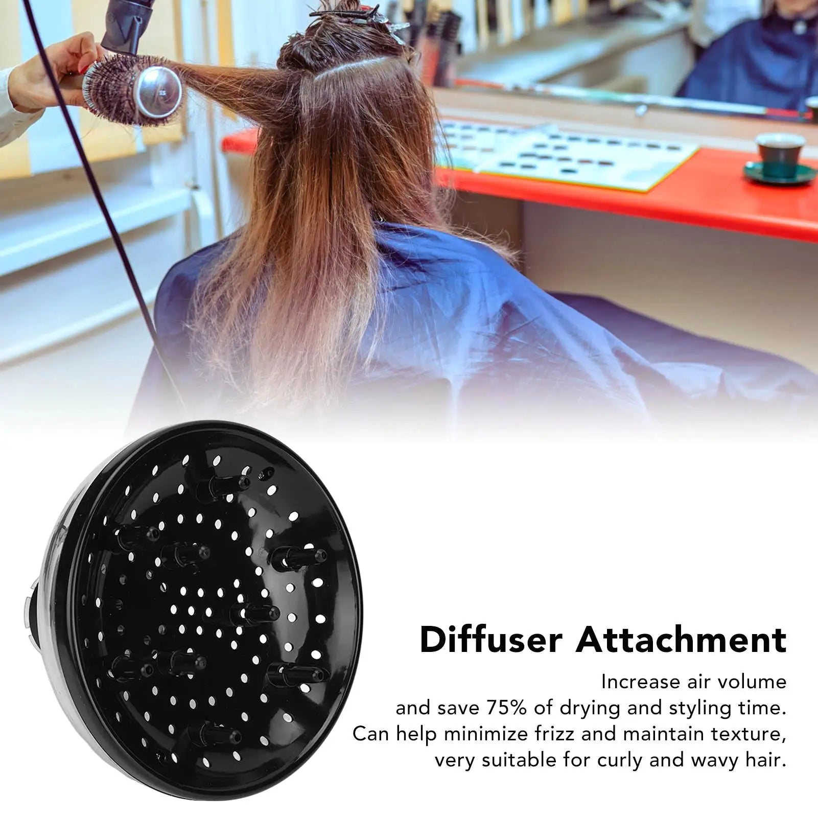 Fashionable Portable Hair Diffuser for Men and Women.