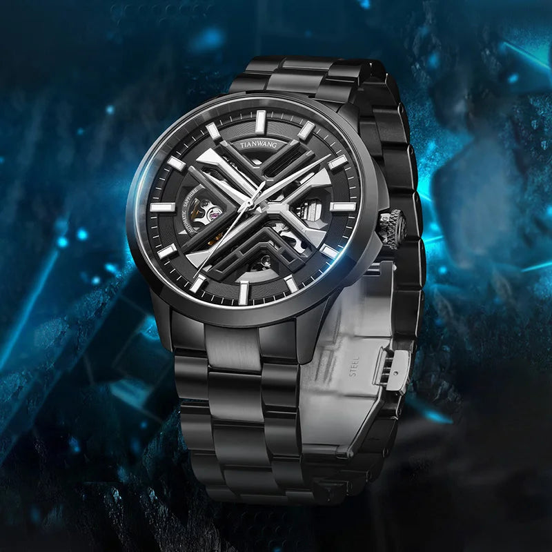 TIAN WANG Men's Watches For Skeleton Mechanical