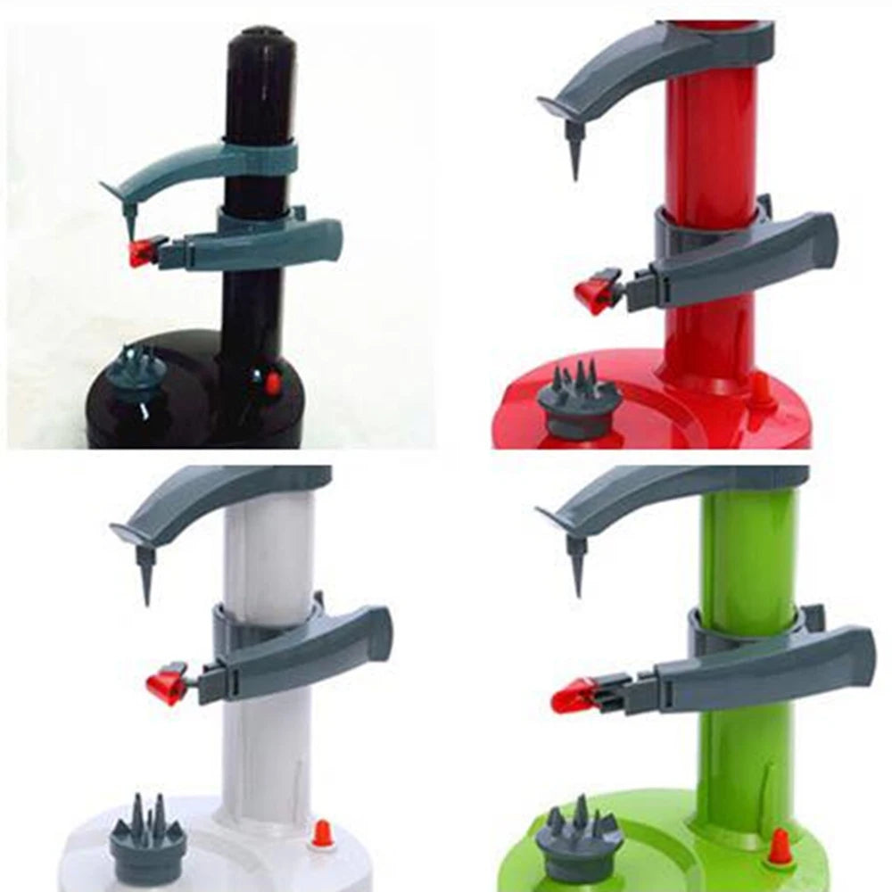 Multifunctional Electric Spiral Orange Apple Peeler Cutter Slicer, Automatic Potato Fruit Peeling Machine Kitchen Tools