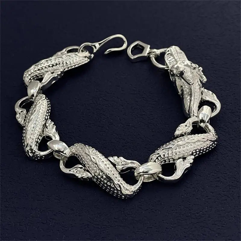 New Arrival 925 Sterling Silver Dragon Bracelet