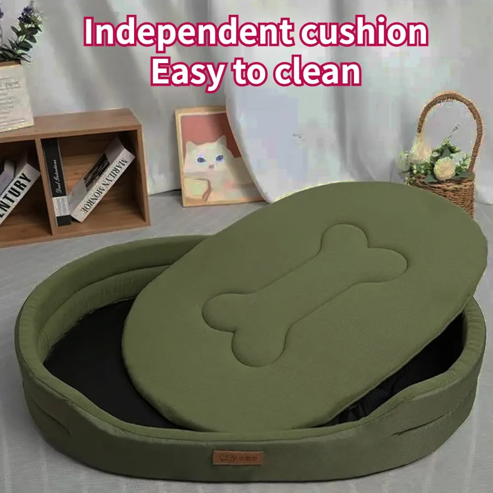 Extra Large Dog Bed Big Bed for Pet Sleeping Bes Large Dogs Pet Items Pet Medium Waterproof Cushion Mat Kennel Dog Cushions