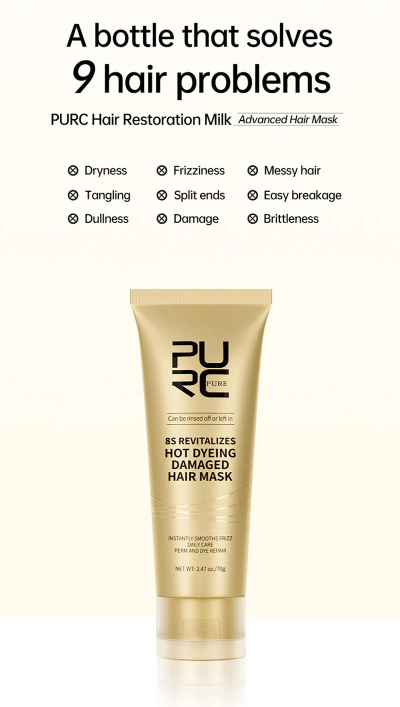 8 Seconds Professional Repair Damaged Dry Frizy Hair.