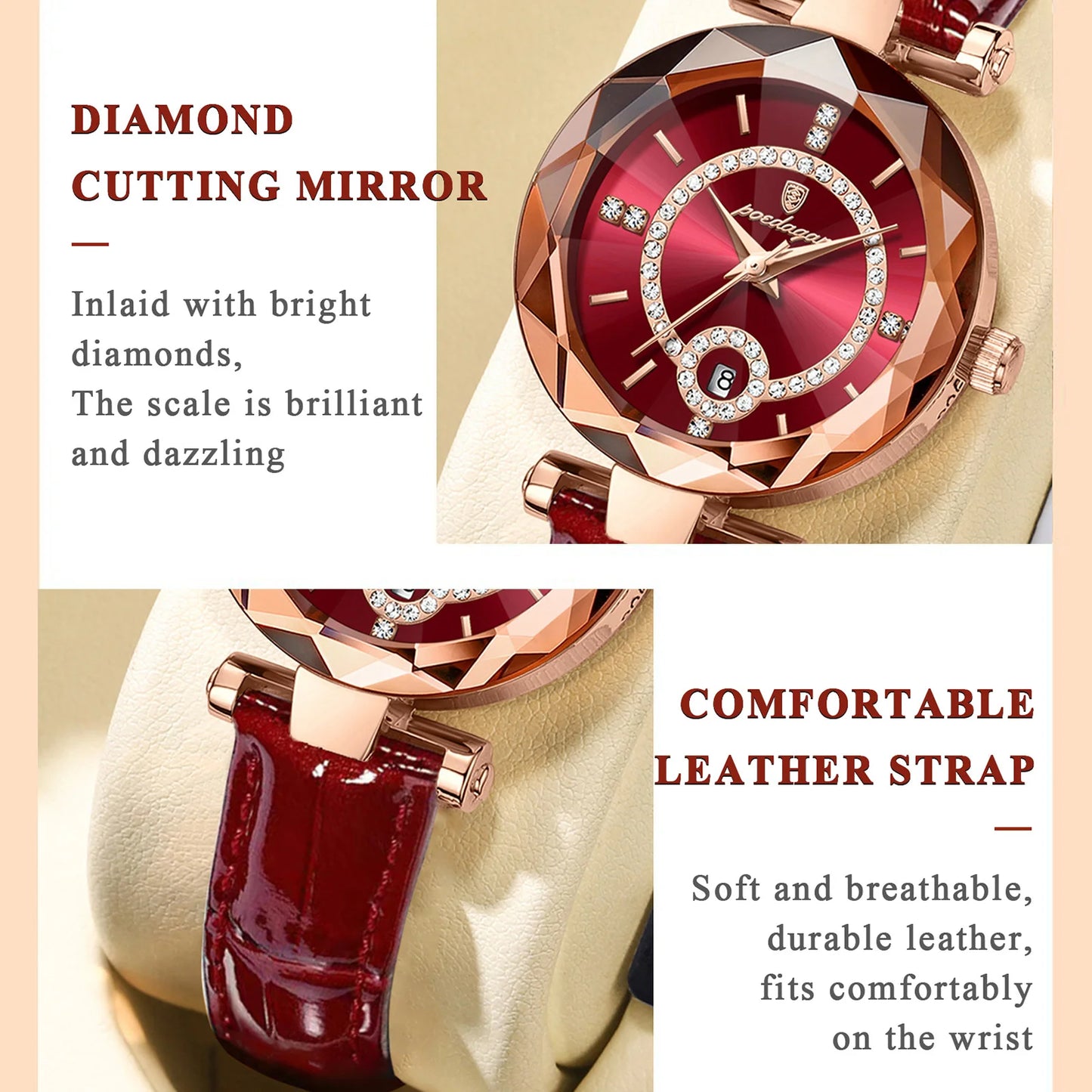 ROSE Luxury for Women Quartz Women's Watch