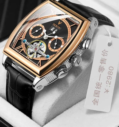 Luxury Tourbillon Automatic Mechanical Watch for Men.