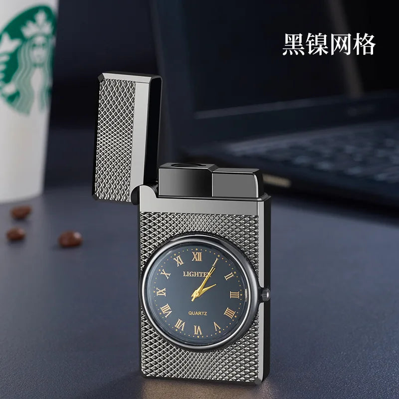 Creative Watch Lighter Metal Straight Windproof.