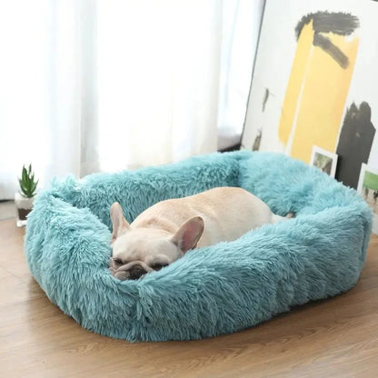 Rectangle Plush Dog Bed Winter Warm Mat