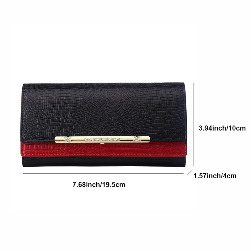 Luxury Women Wallets Patent Leather High Quality Designer Brand Wallet Lady Fashion Clutch Casual Women Purses Party