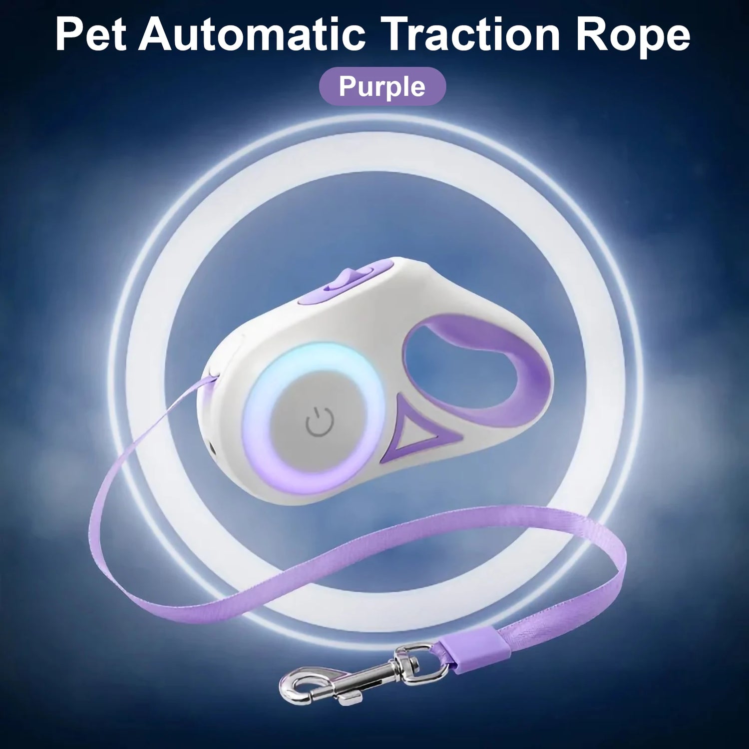 Streamer Led Lights Dog Leash Automatic.