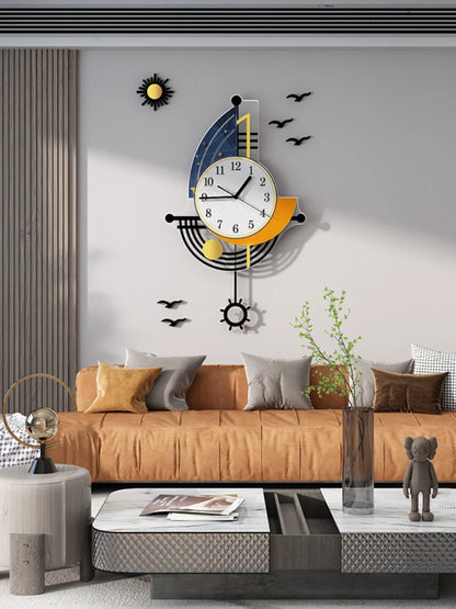 Decorative Wall Clock – Navigation Sailboat Design.