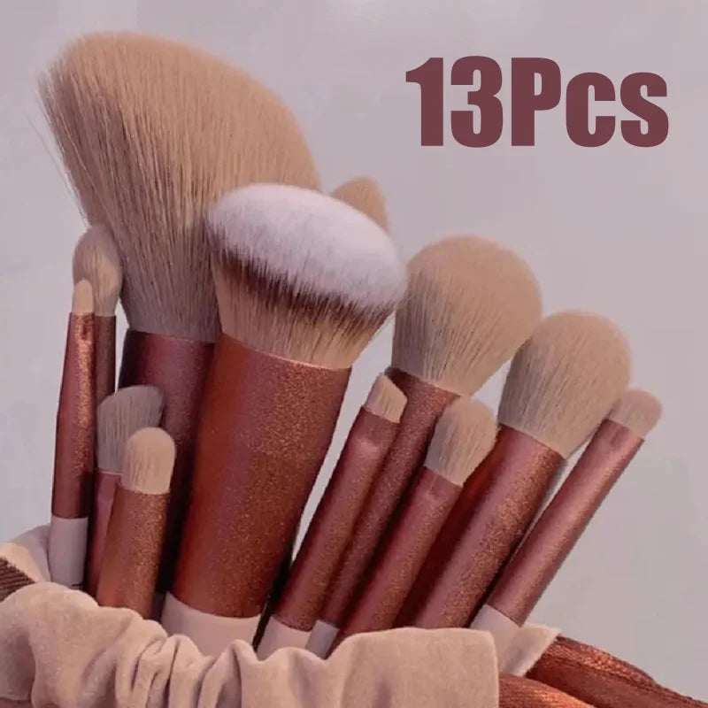 13Pcs Makeup Brush Set Make Up Concealer Brush Blush Powder