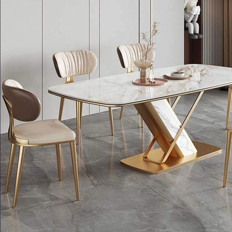 Luxury Lounge Dining Room Chair Gold Comfortable Italian Design Modern Kitchen Chairs Relax Sillas Para Comedor Furniture MQ50KT