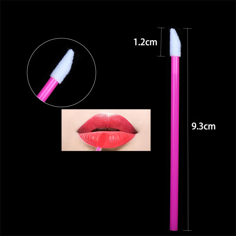 200pcs disposable makeup lip brush lipstick lip gloss wand