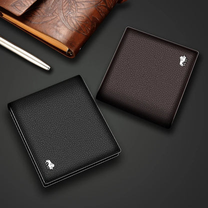 Genuine Leather Men Wallets Brand Luxury.