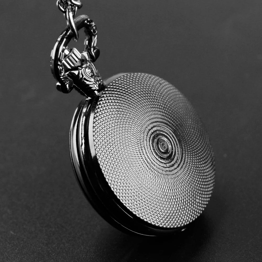 Magic Tree Design Glass Dome Quartz Pocket Watch.