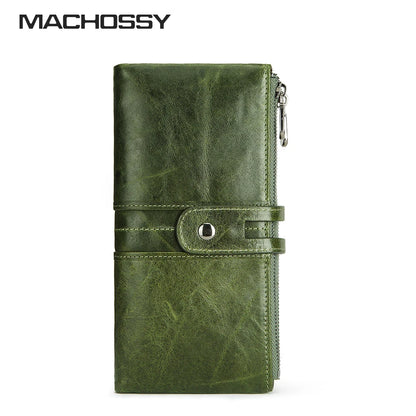 Women Wallets Genuine Leather Ladies Long Clutch Wallet Leather Card Holder Classic Female Purse Brand Wallet For Women