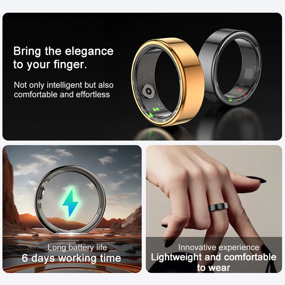 2024 New 3ATM Waterproof Smart Ring.