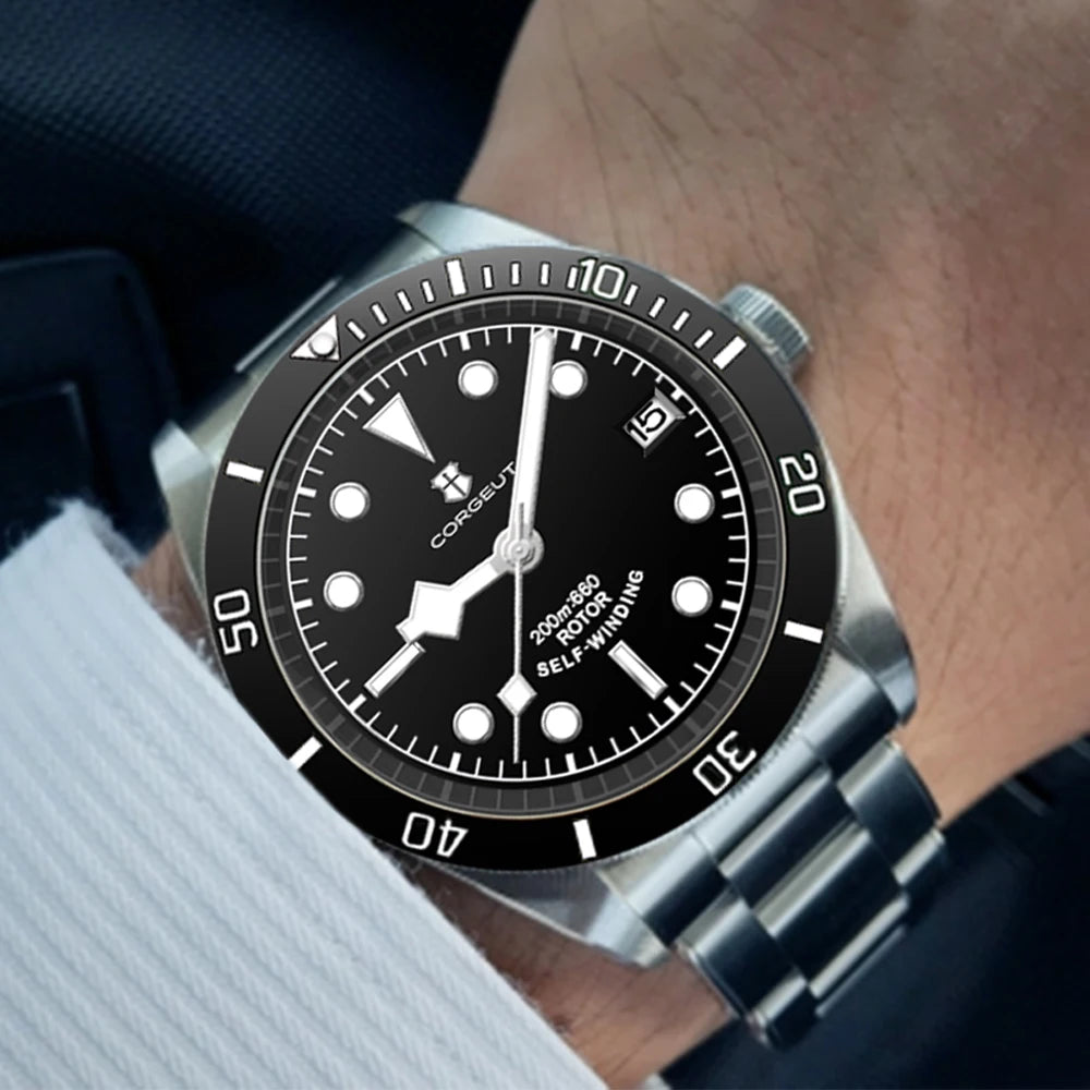 New Luxury Business Men Watches Sapphire Glass.