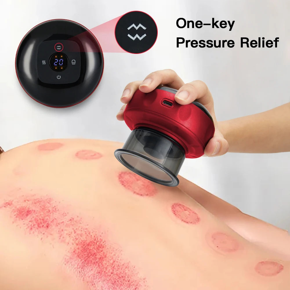 Electric Vacuum Cupping Massage Body Cups Anti-Cellulite.