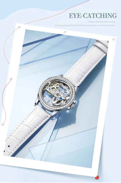 OLEVS 6699 Luxury Original Mechanical Watch For Women.