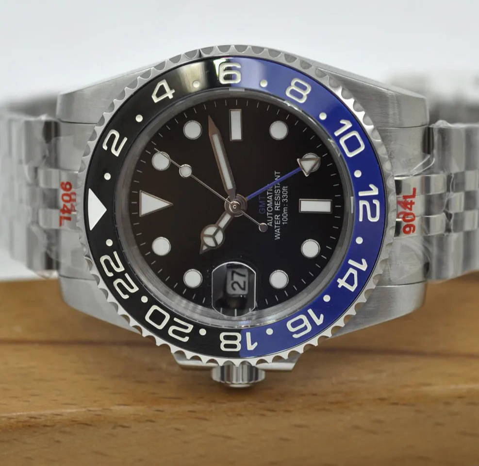 Custom Automatic Men's Watch Left GMT.