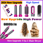 New Upgrade 5 in 1 Hair Dryer 60000rpm High Speed.