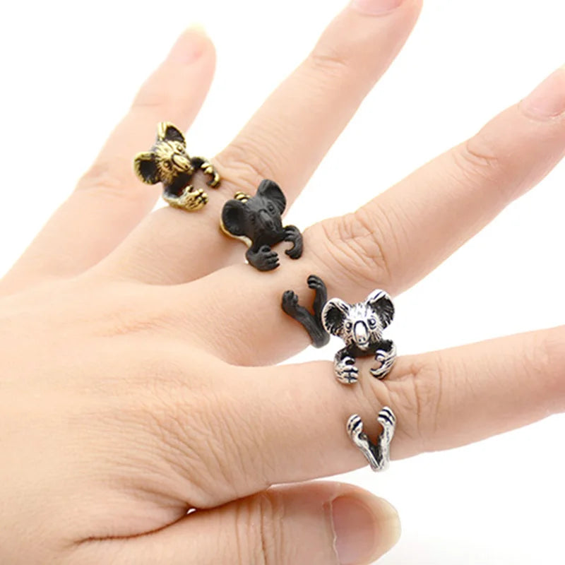 Rings For Women Animal Ring Dog Couple Ring