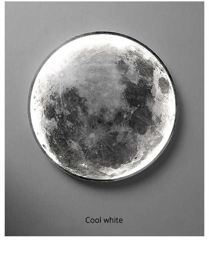 Northern Europe Modern Fashion Creative Moon Earth Wall Lamp Living Room, Bedroom Study Restaurant Decoration LED Wall Lamp