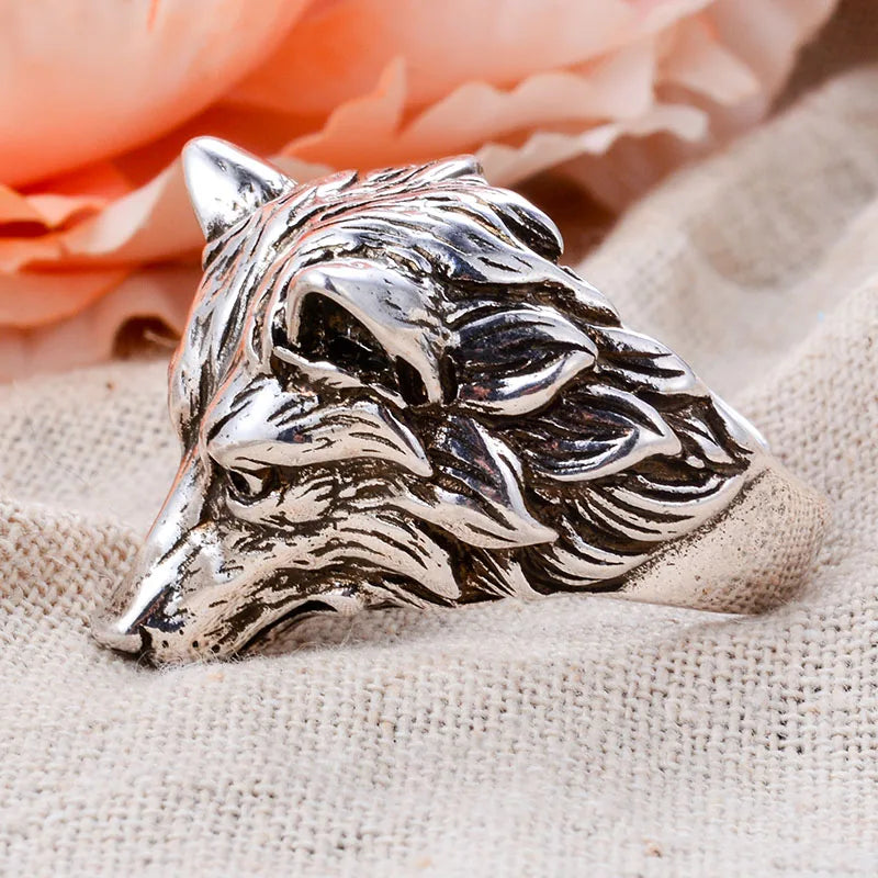 New Arrival Personality Wolf Head Design