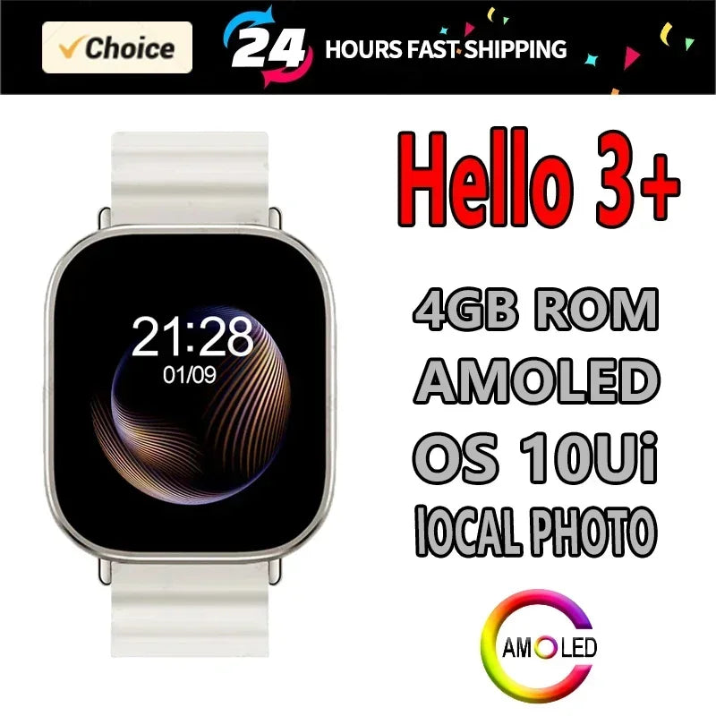 New Hello 3 Plus Smart Watch Men.