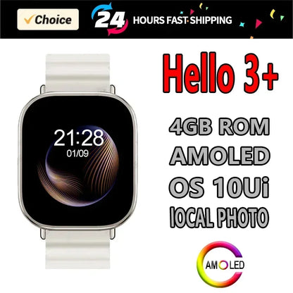 New Hello 3 Plus Smart Watch Men.