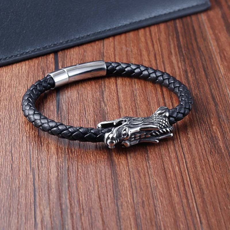 Men Jewelry bracelet Retro Chinese Symbol