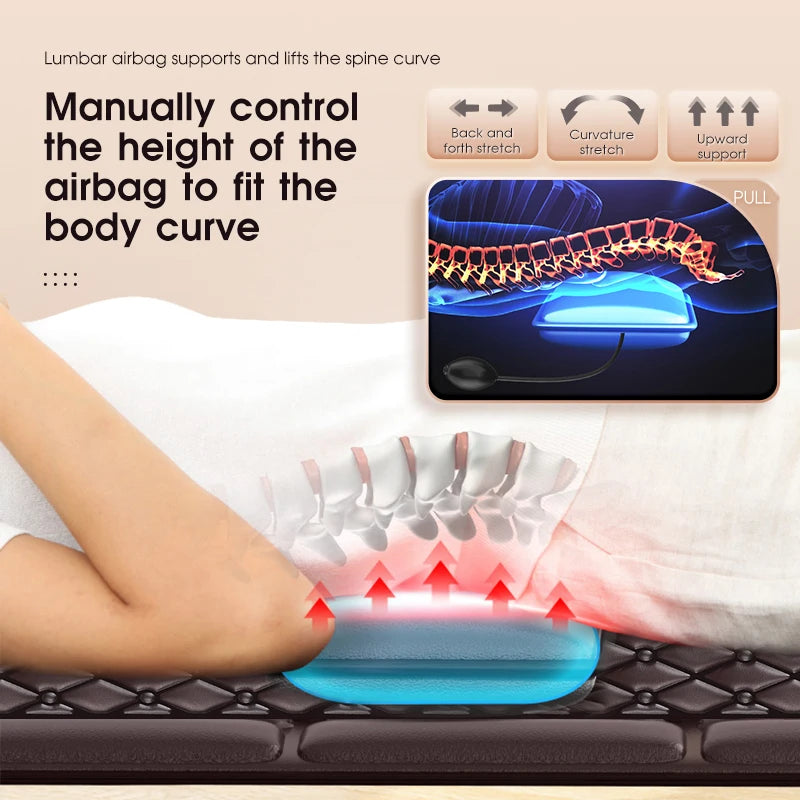 Electric Airbag Mattress Massage Household Multifunctional Full Body Massage.