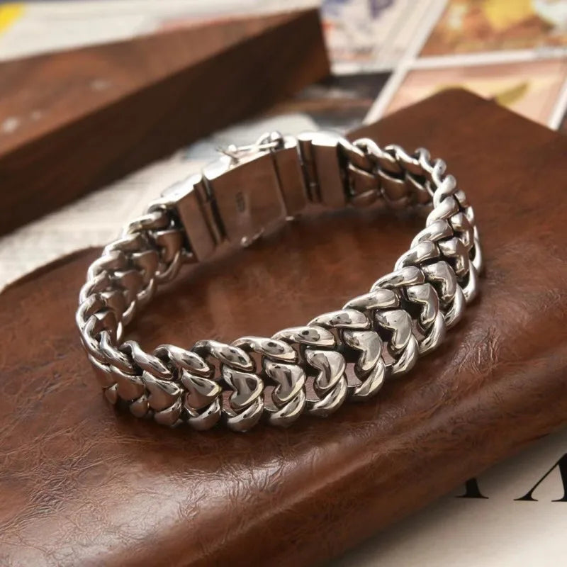 Silver Personalized Style Fashionable Bracelet Men's