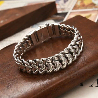 Silver Personalized Style Fashionable Bracelet Men&