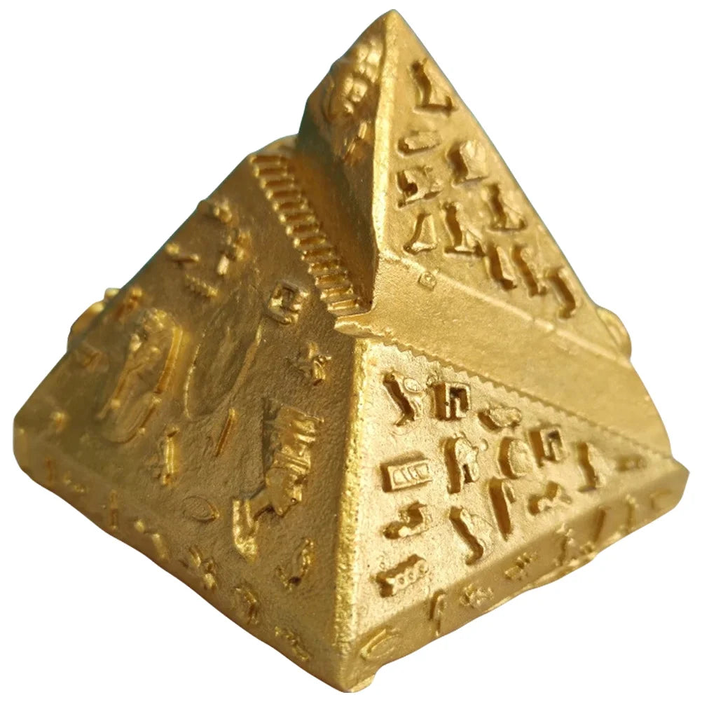 Pyramid Egyptian Statue Fish Accessories Desktop