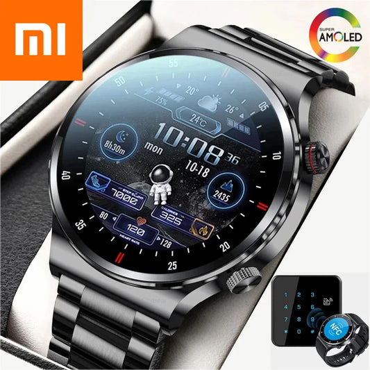 Xiaomi Bluetooth Call Smart Watch Men Full Screen Sports Bracelet Waterproof ECG Health Monitor SmartWatch for IOS Android