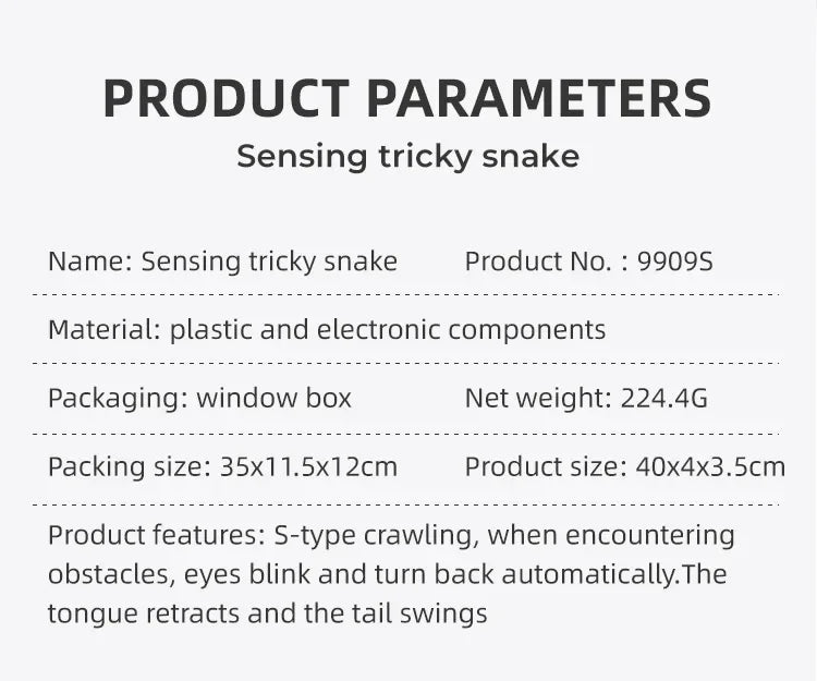 Cat Dog Pet Snake Toys Rechargeable Smart.