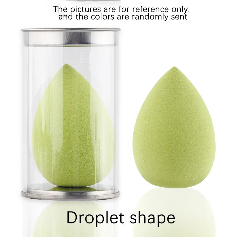 1/2 pcs Cosmetic Puff Egg Women Make up Droplet Gourd Shape