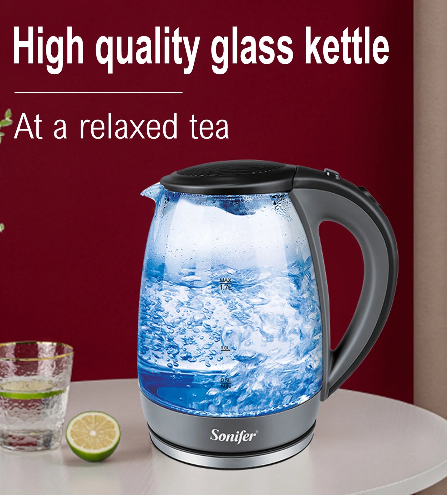 Glass Health Preserving Pot Electric Kettle.